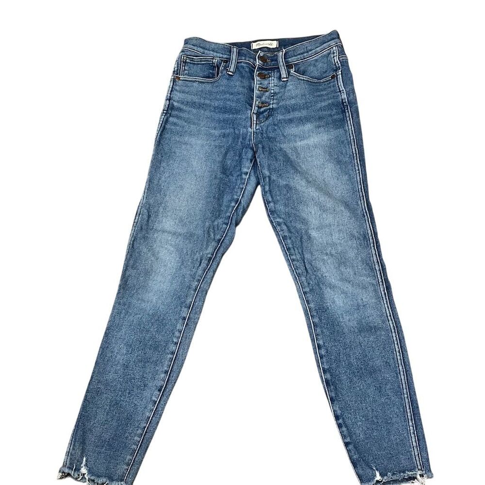 Madewell Women's 10" High-Rise Skinny Jeans Size 26 Blue Denim